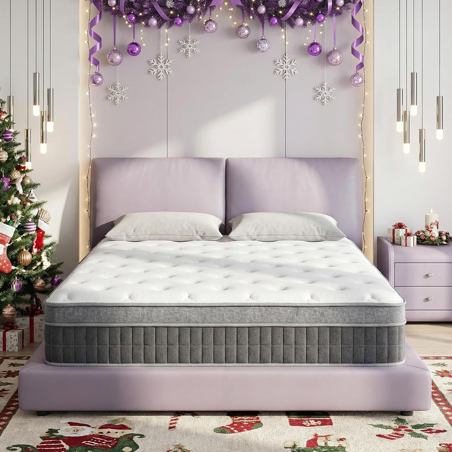 Memory Foam Mattress In A Box Queen - Matelas Queen Size en boîte, 12