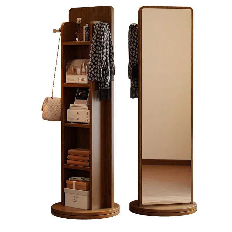 Miroir sur pied rotatif carré  - Full Length Mirror Jewelry Armoire avis et prix