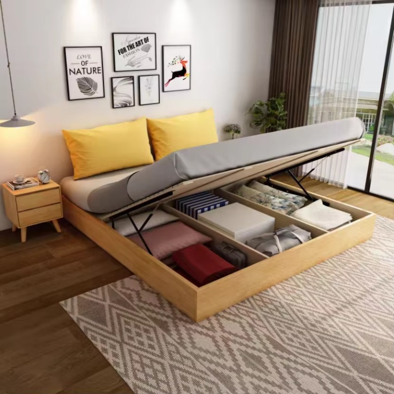 Cadre de lit avec rangement in - Gas Lift Storage Bed Hydraulic avis et prix